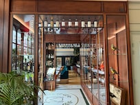 View of bar from foyer