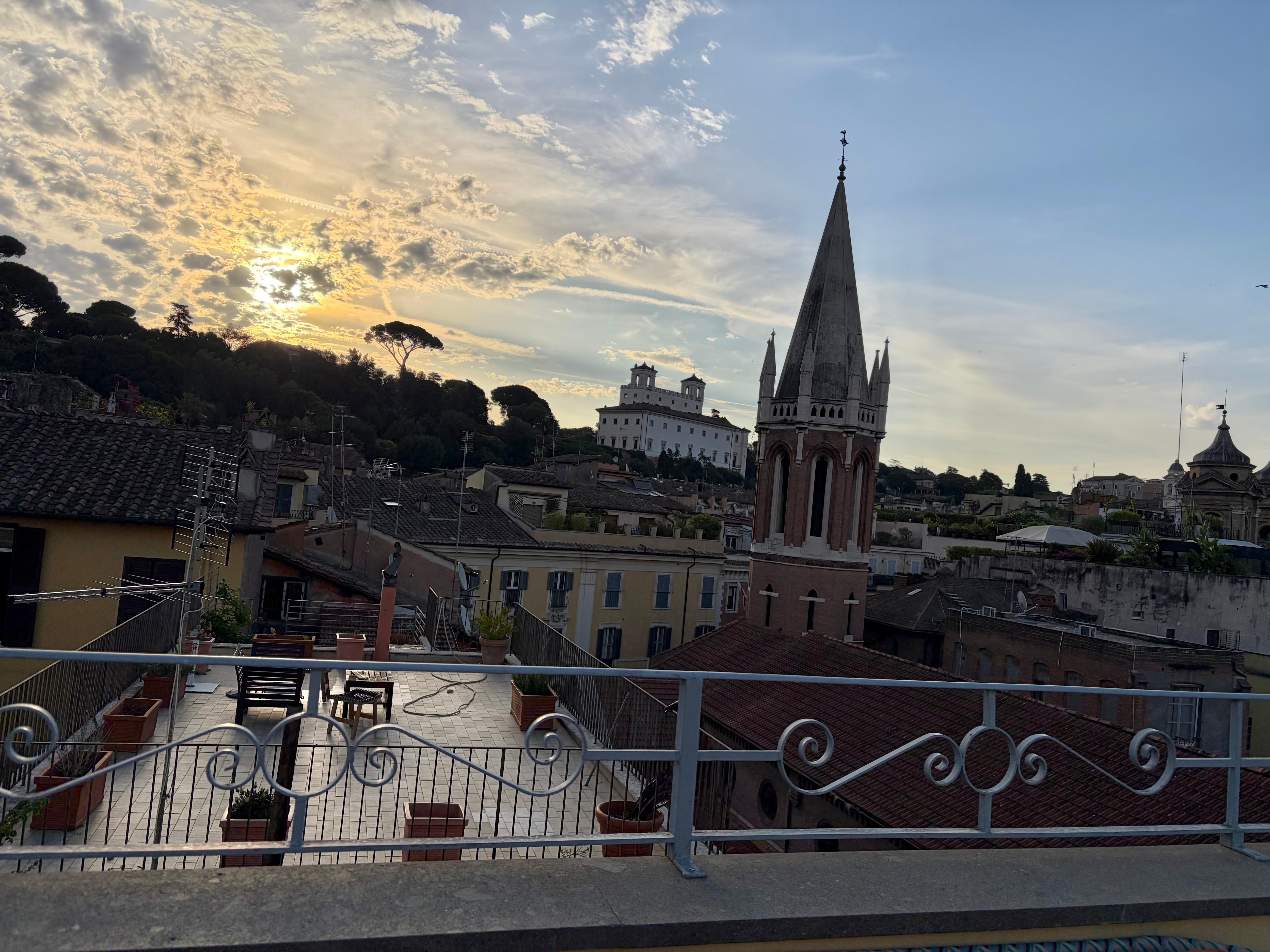 View from terrace.