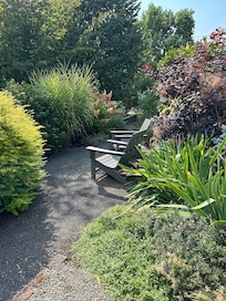 Front garden - well hidden from the street