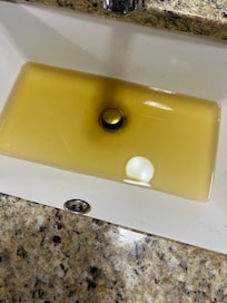 Clogged sink