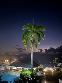 Night view from our room