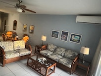 Living/sitting room of Serenity By the Sea.