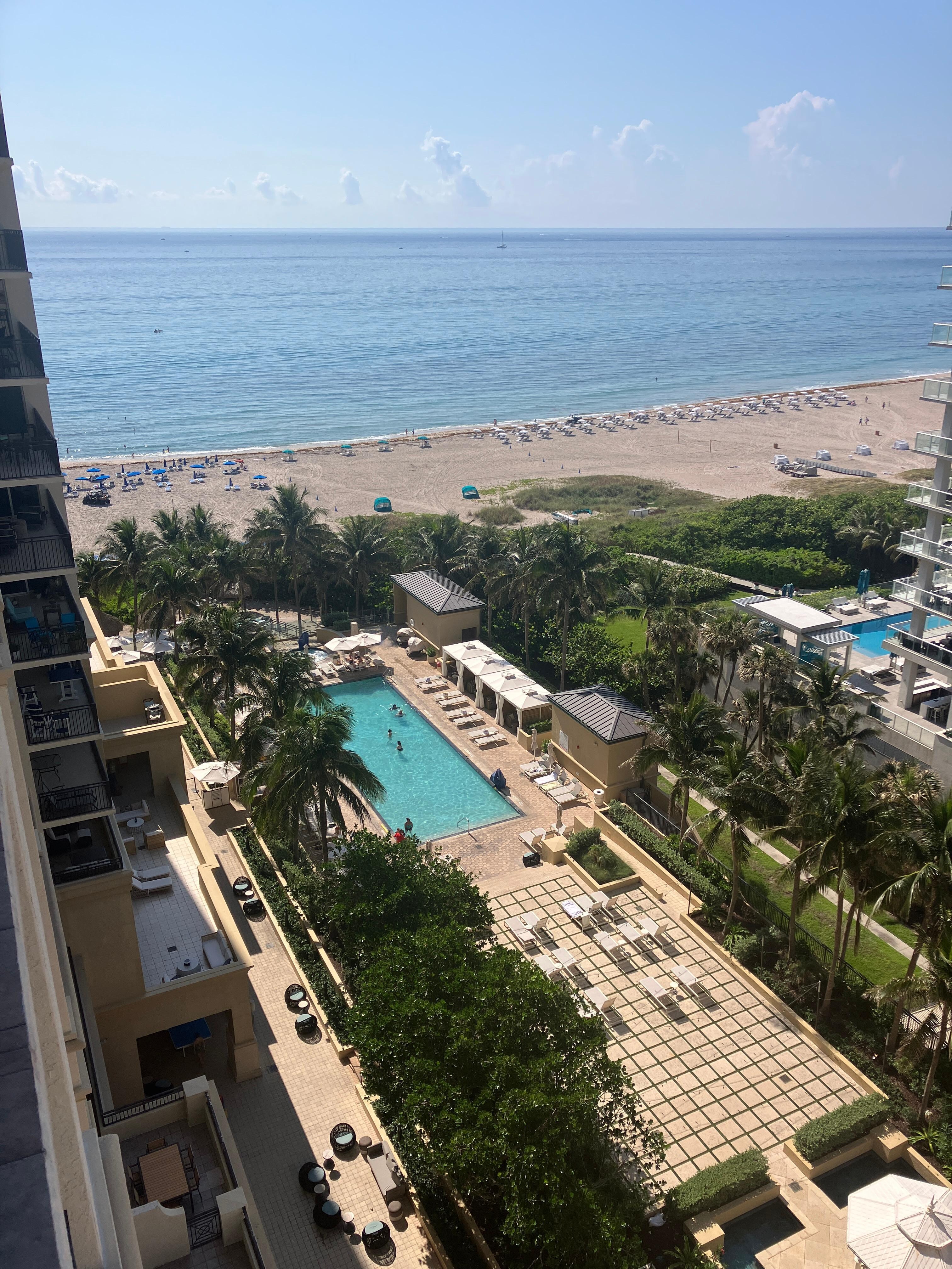 Picture from the balcony in the AM