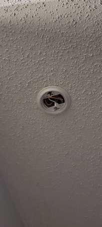 Broken smoke detector