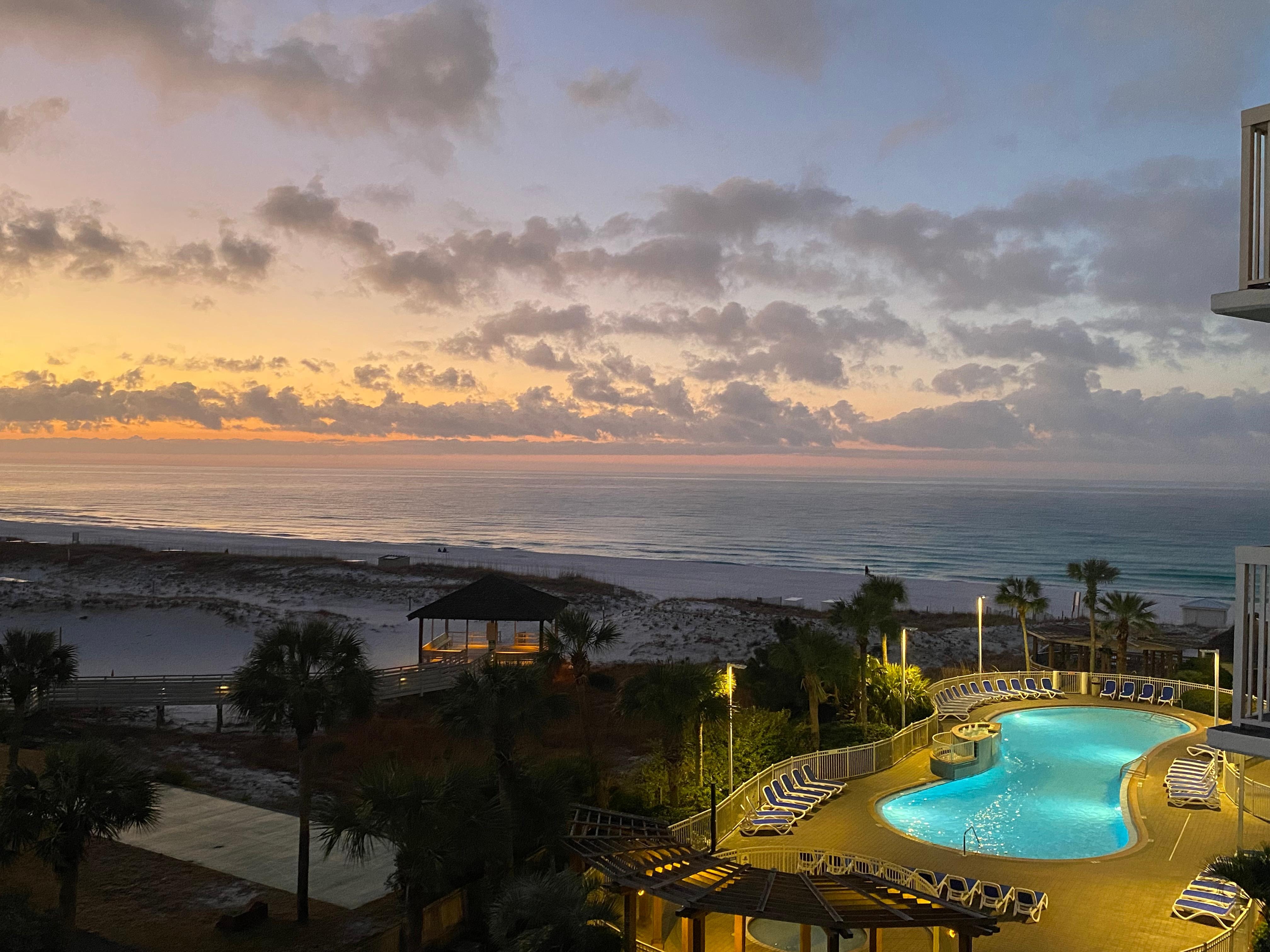 Watching the sunrise