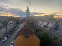 Evening view from the apartment.