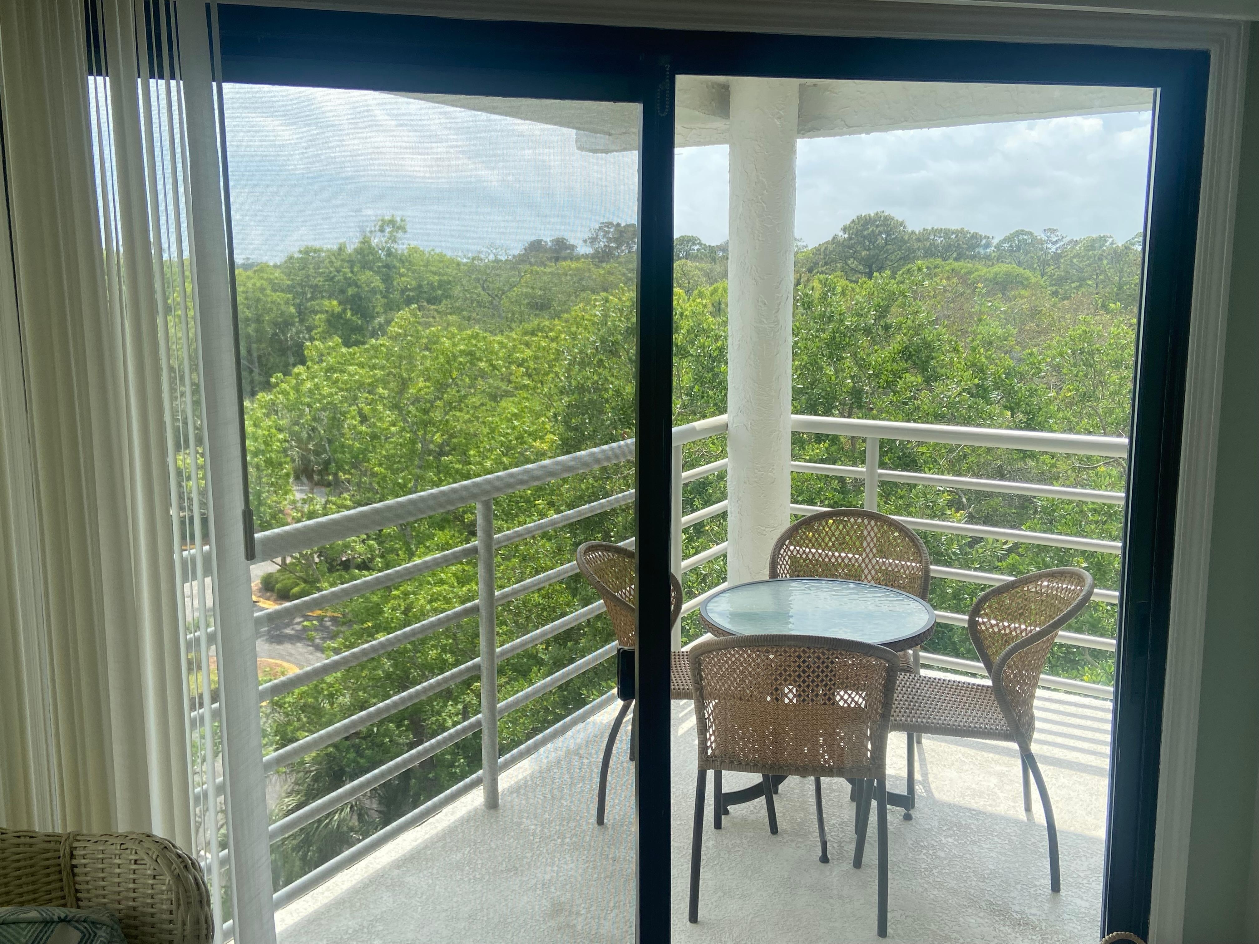 Patio outside master bedroom