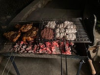 Yummy, meat from Phillipos supermarket, amazing!