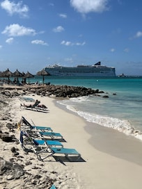 Beach area on grounds