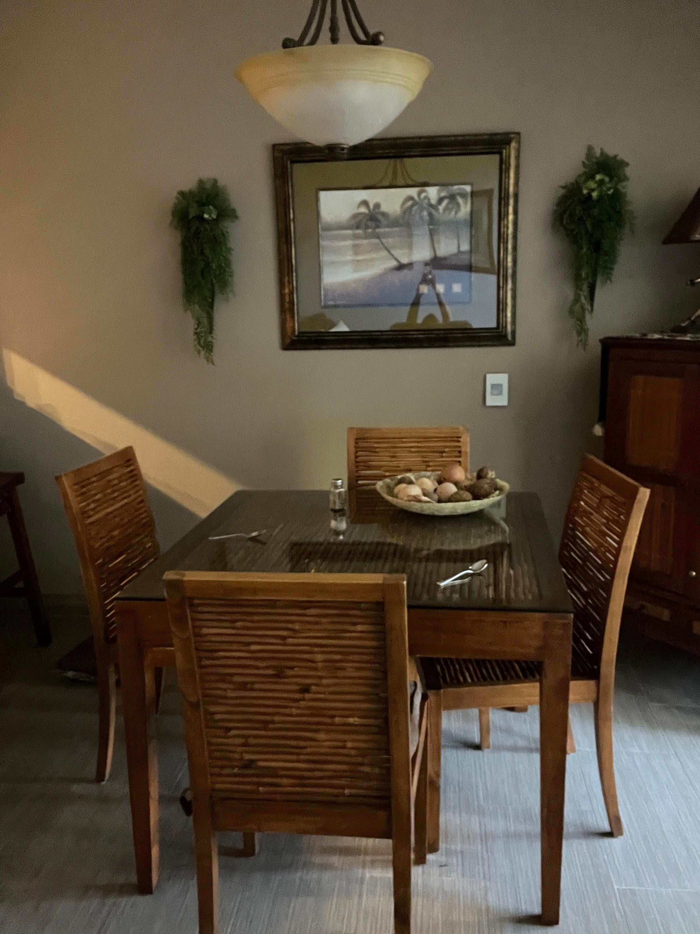 dining table that encouraged dinner in