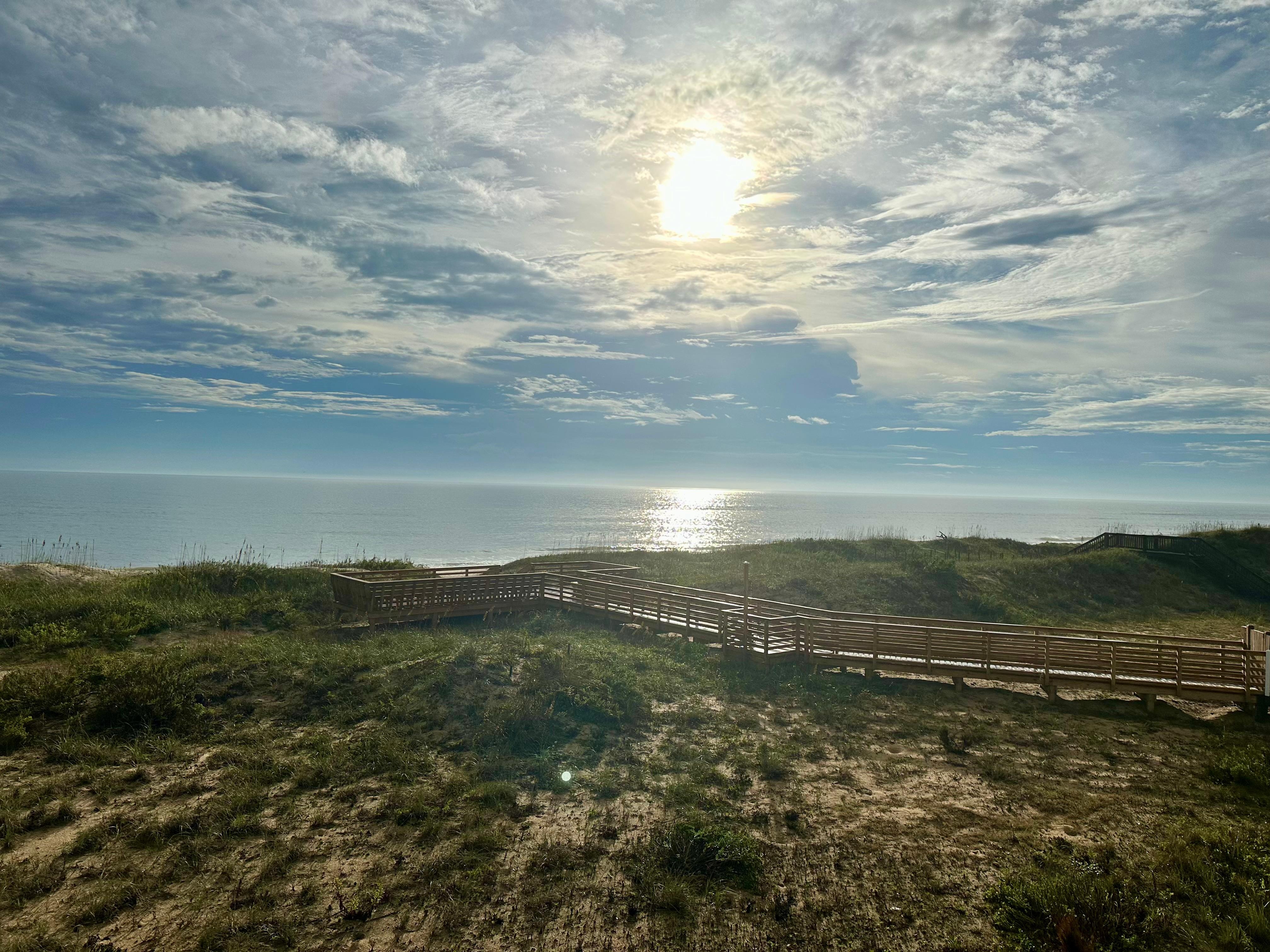 Sunrise view from the balcony 