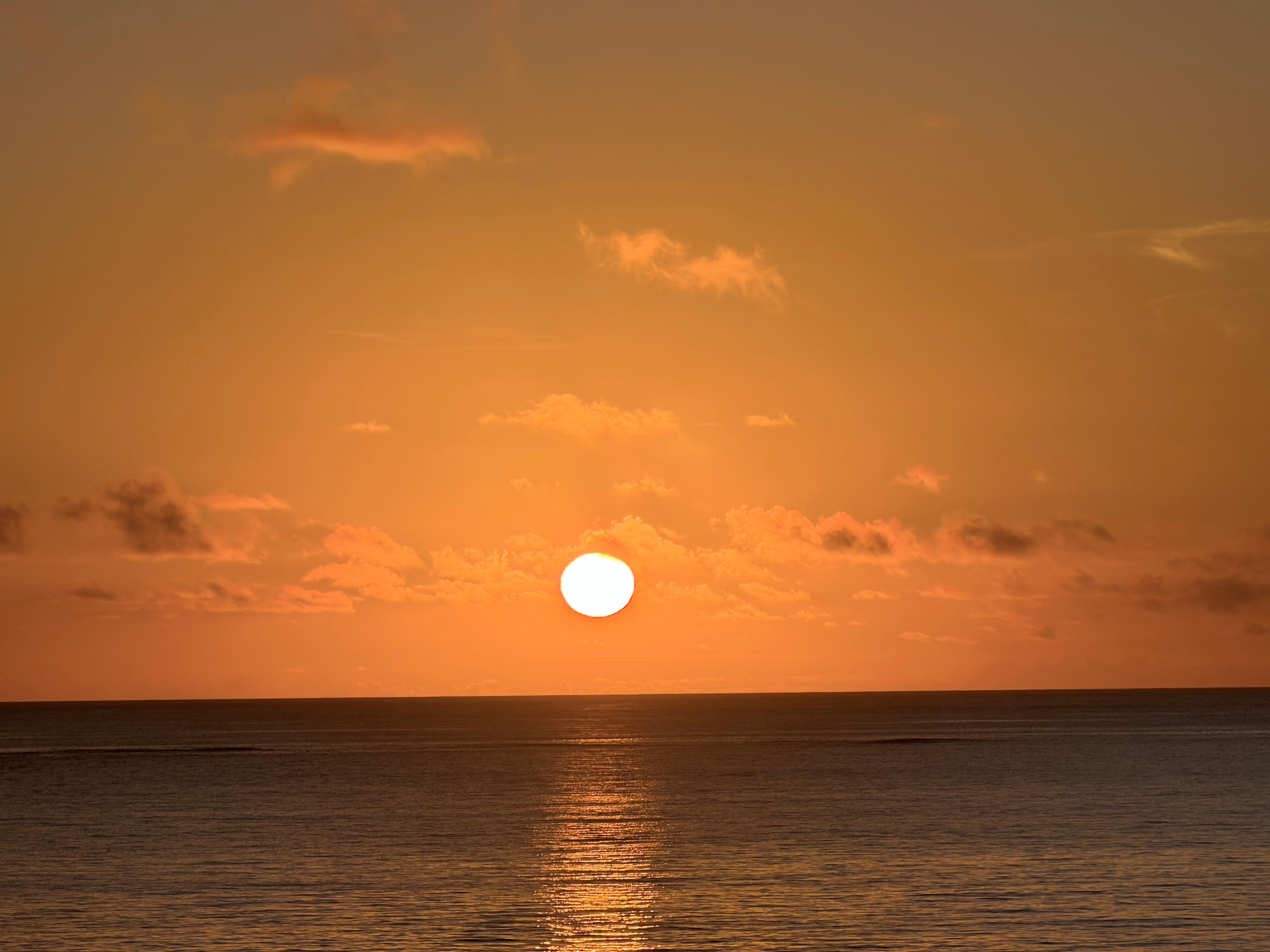 Sunrise from the deck… unbeatable!