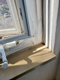 Window broken in room