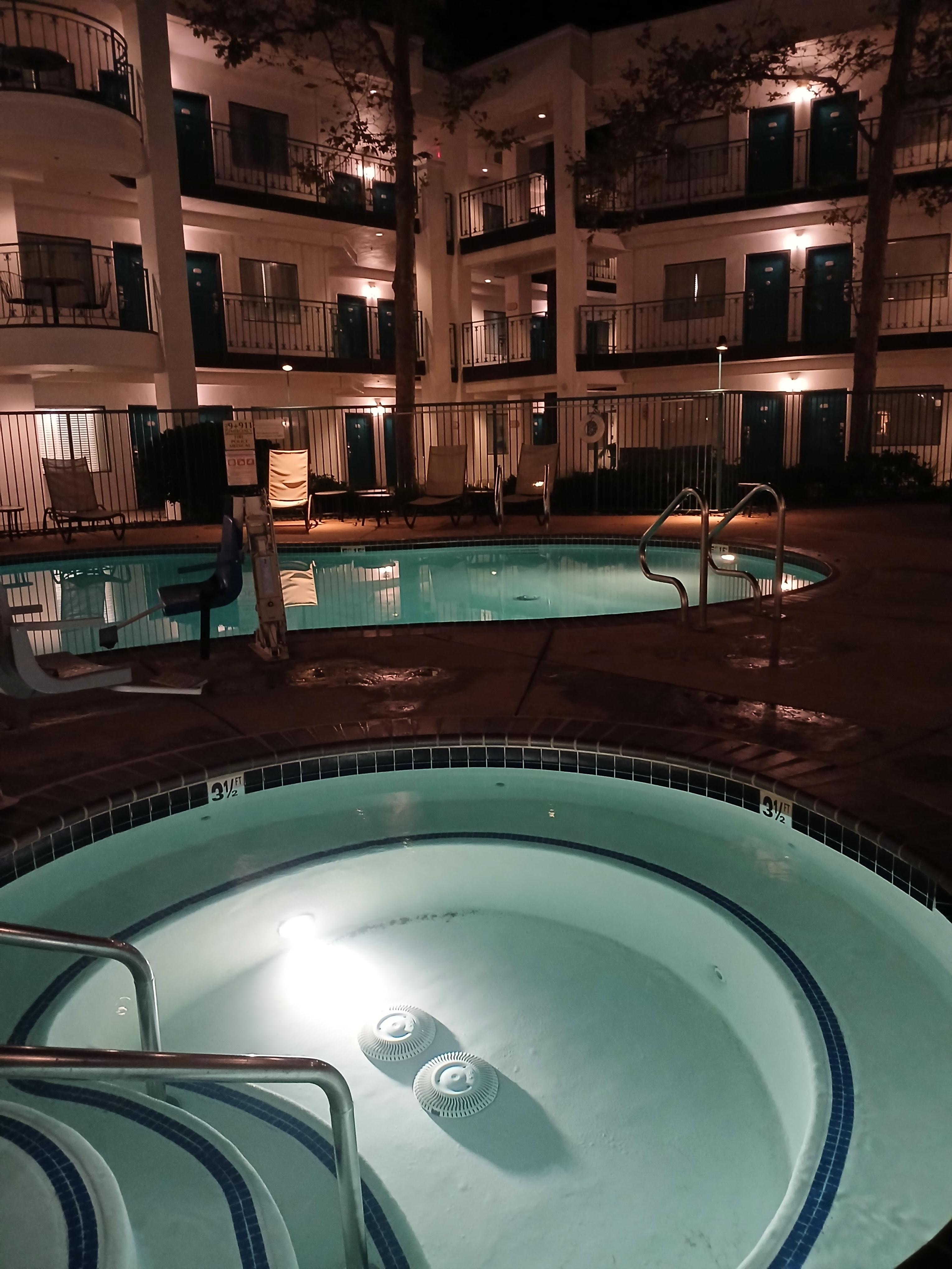 We had a fun night swim!