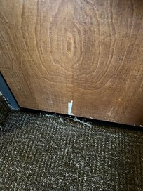 Tattered carpet