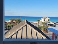 Beach view from the top porch