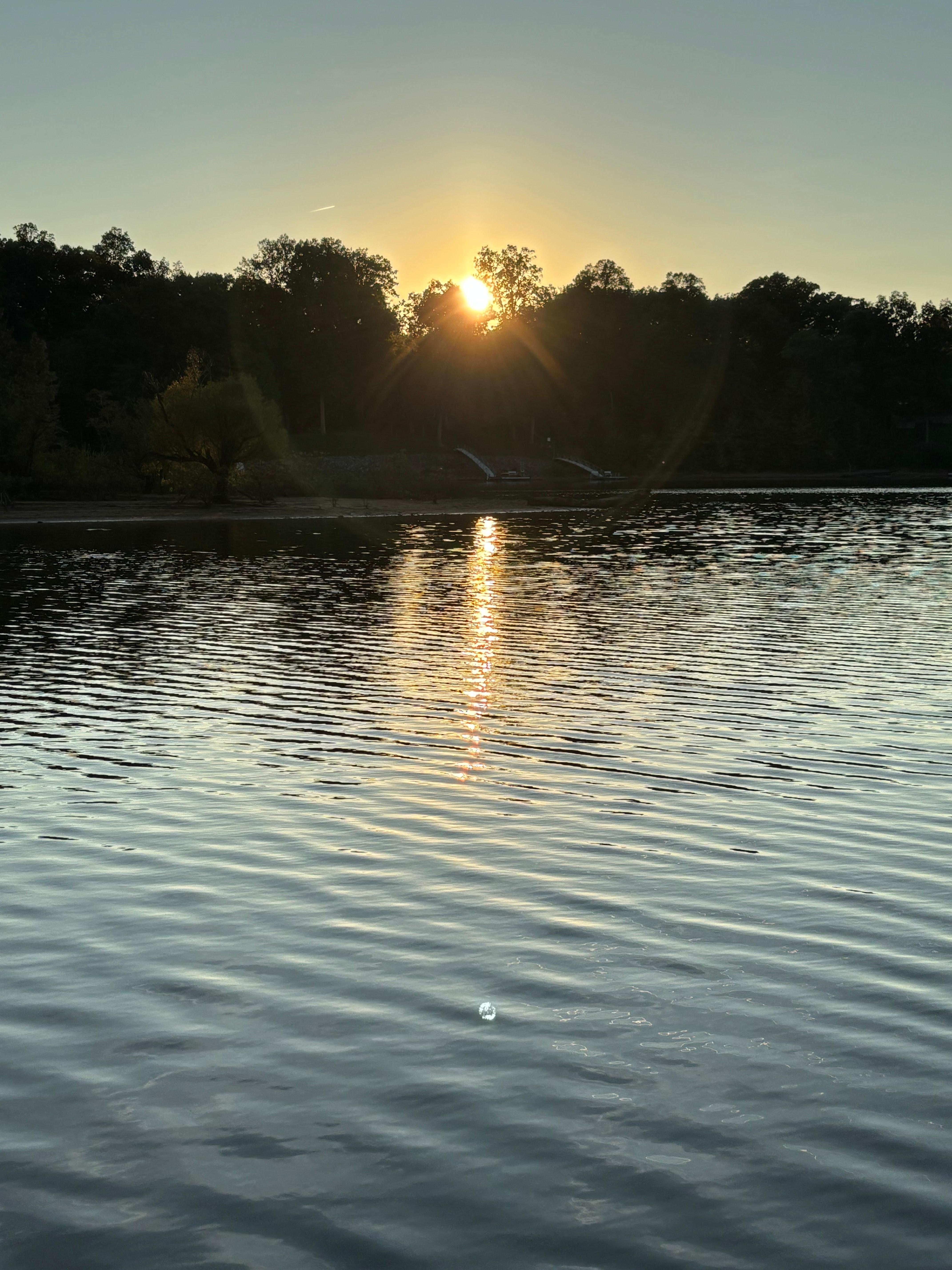 Sunset on the lake