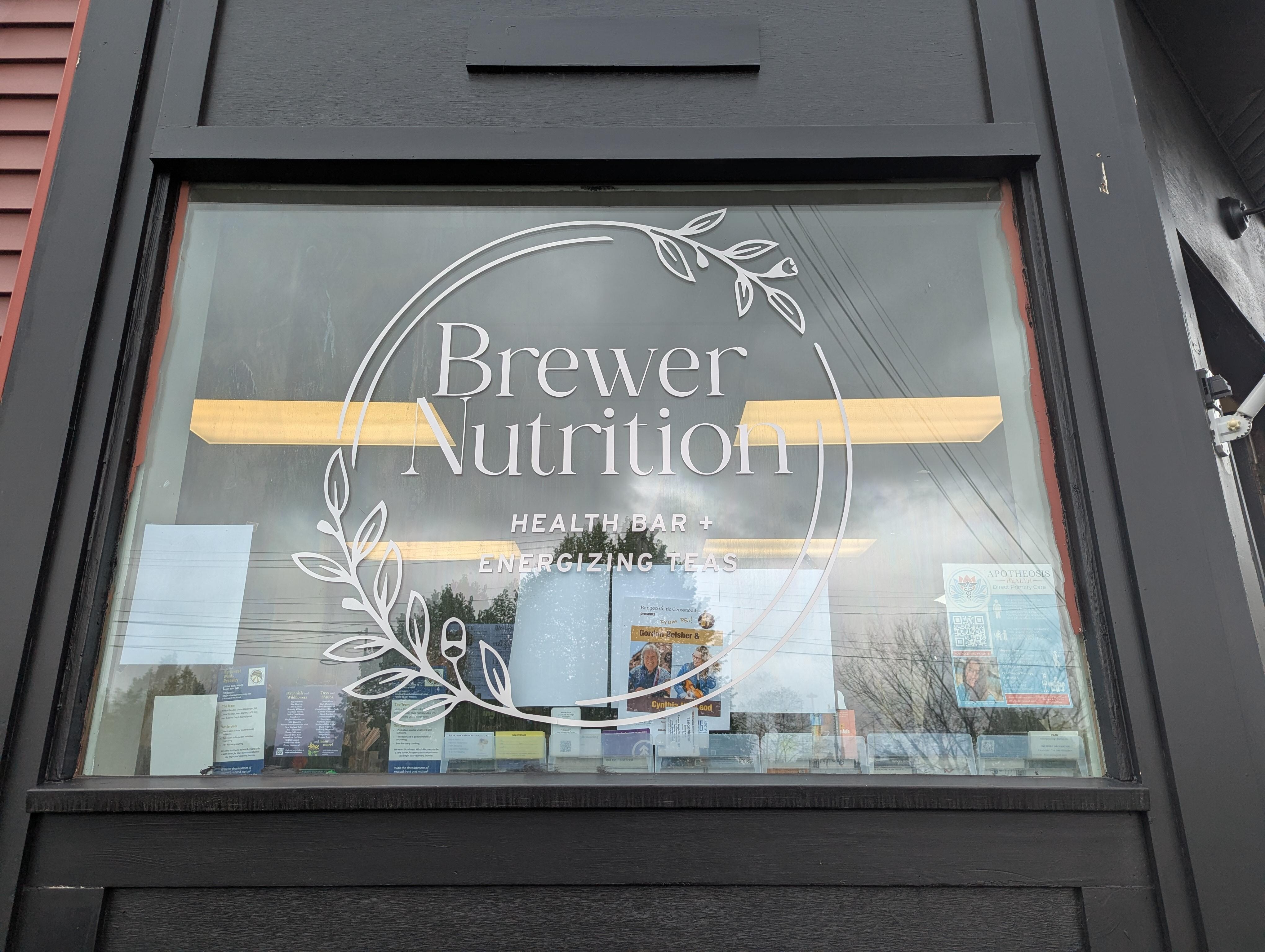 Brewer's Nutrition in Bangor offered the best chicken salad croissant sandwich and protein shakes!