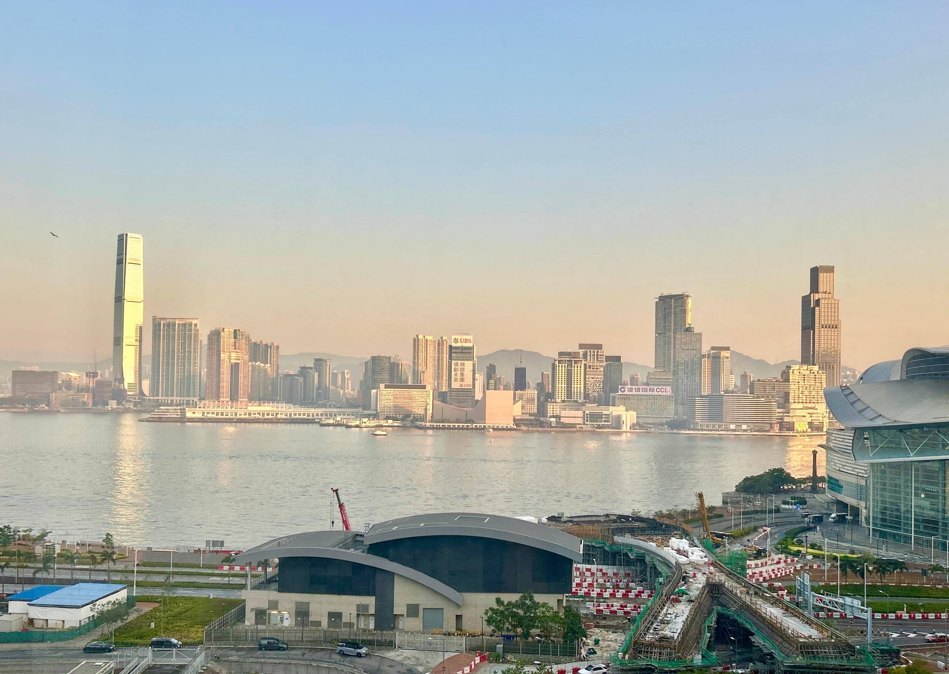 Great views of Victoria Harbour