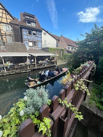 Backyard view of the canal