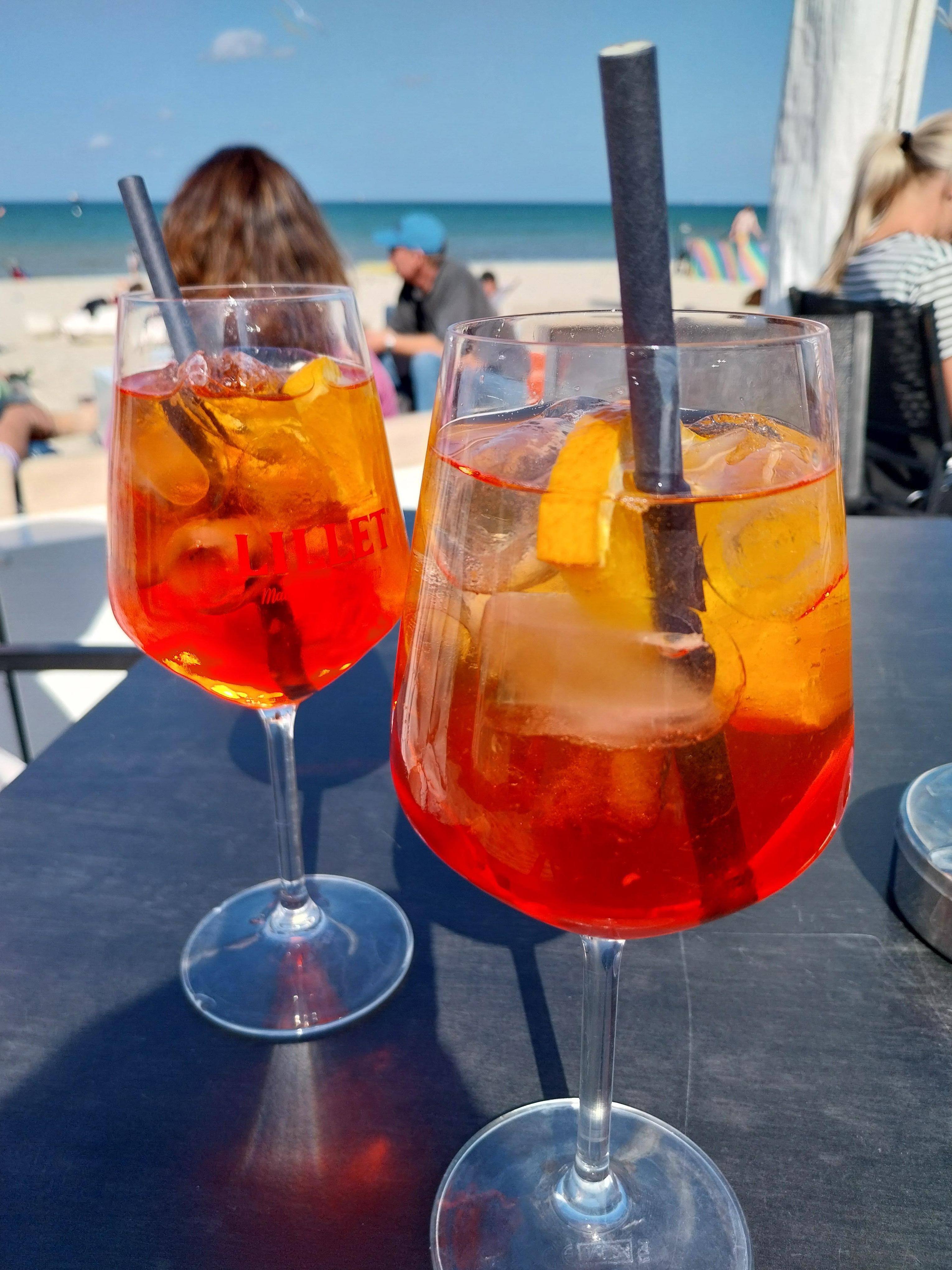 Genießen an der Strandbar