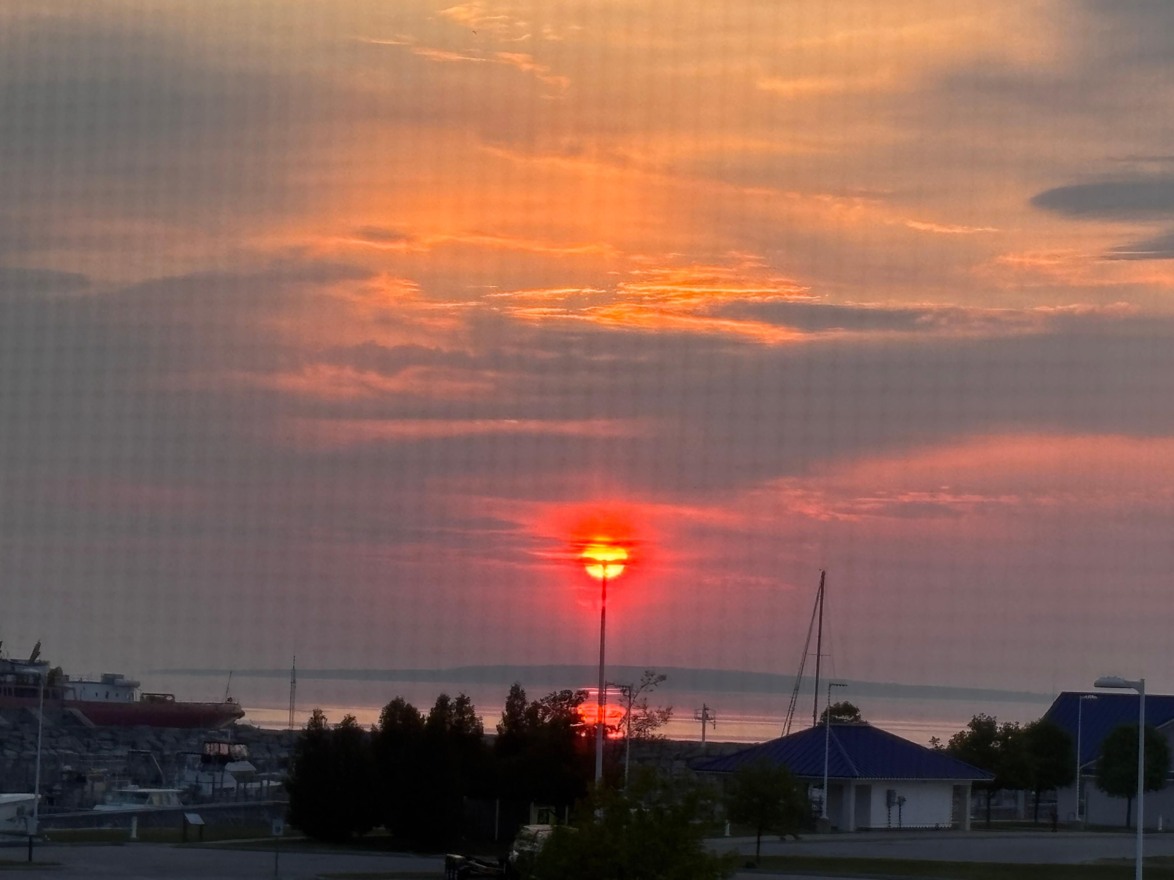 Sunrise from our room