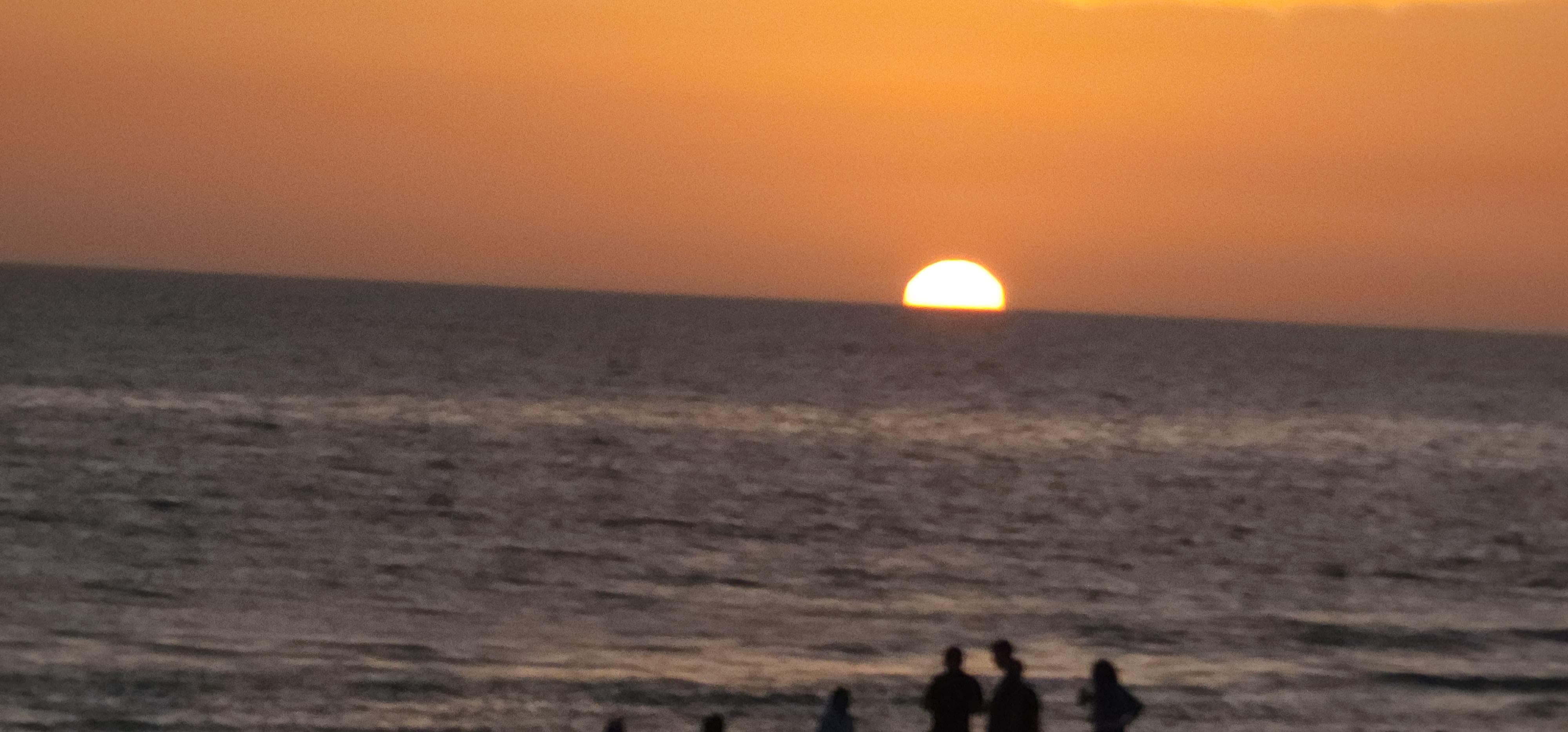 Glorious sunsets right from our balcony