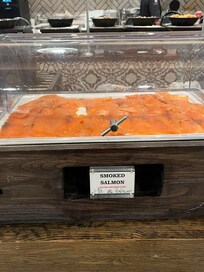 Smoked Salmon in the breakfast Buffett