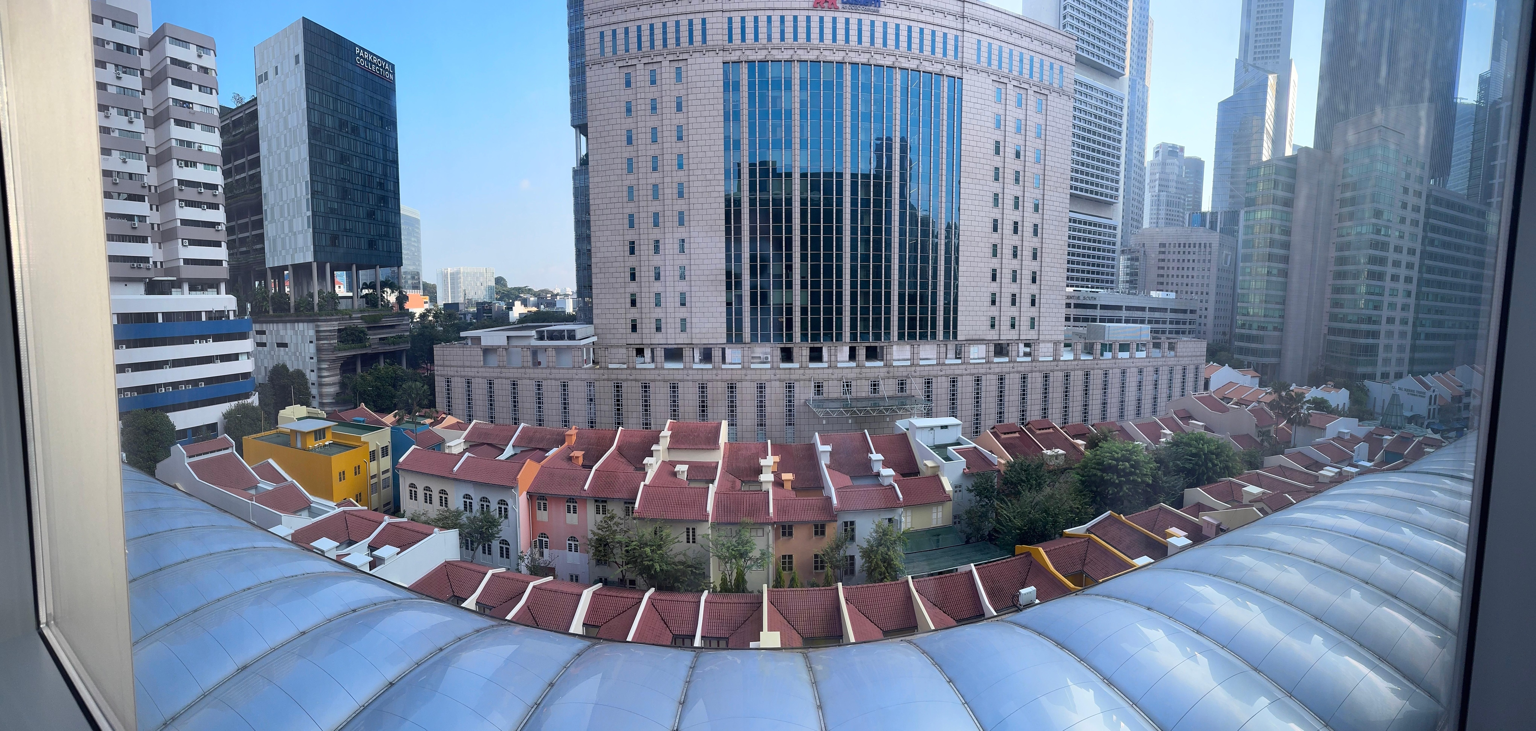 View from our room - described as city view