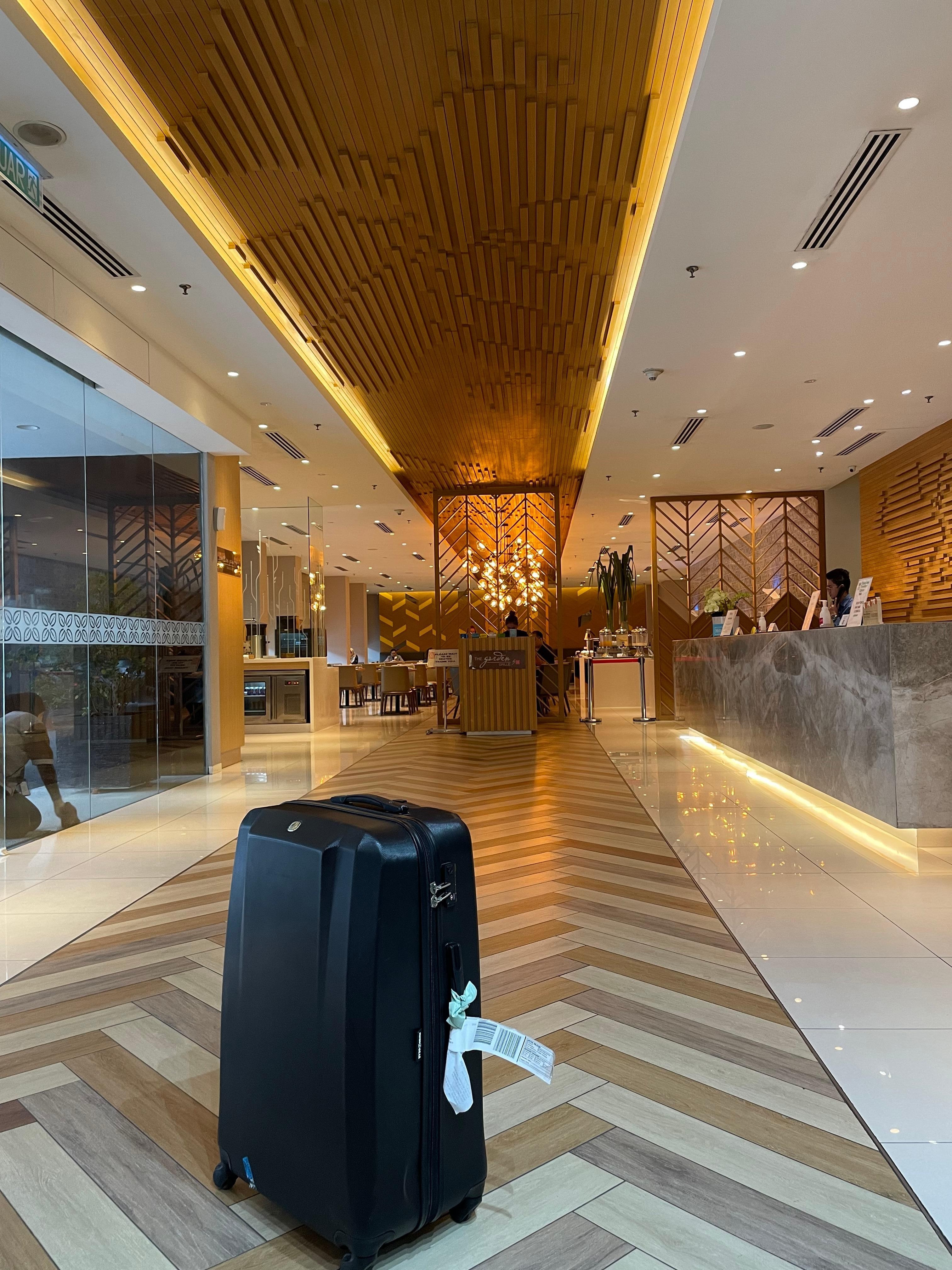 Hotel lobby area