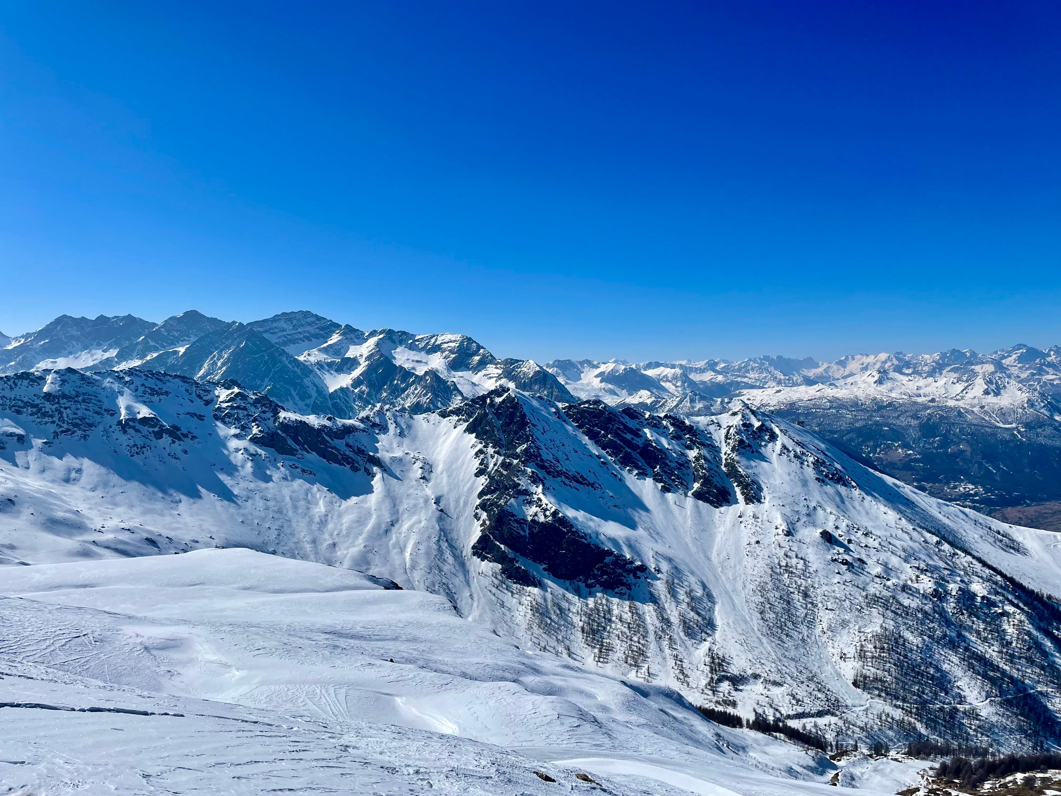 Vue depuis le  glacier