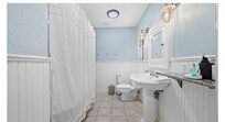 This is a tub only bathroom