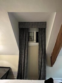 You have to get a chair to view out this window.