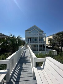 From the beach