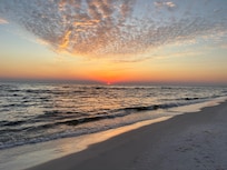 View from the beach in front of the house just across hwy 98