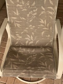 Sink in bottom of chair