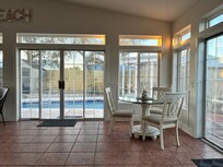 Sunroom is glorious in the mornings