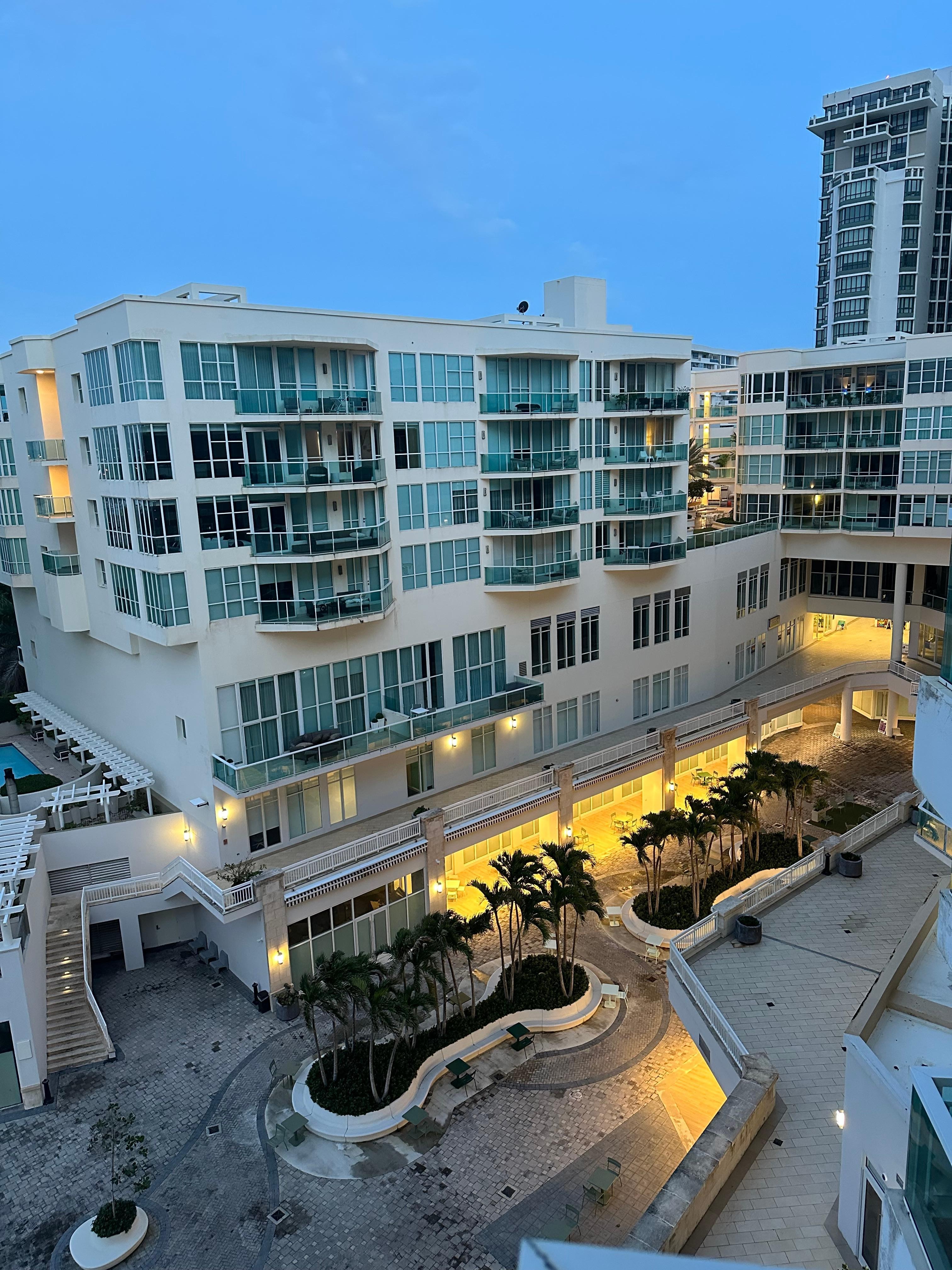 Balcony view from room 7835