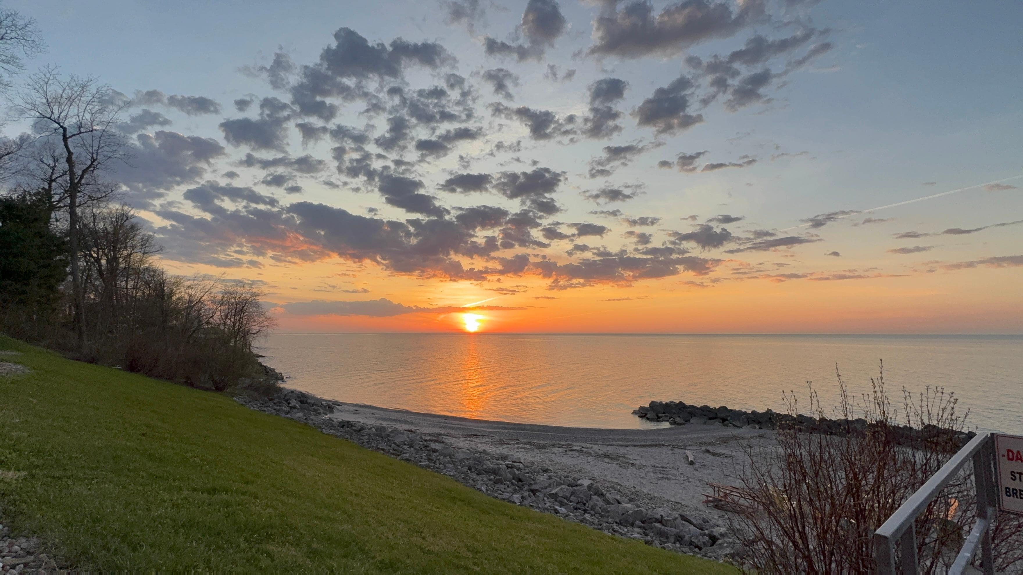 Beautiful sunsets with or with the cloud coverage. 