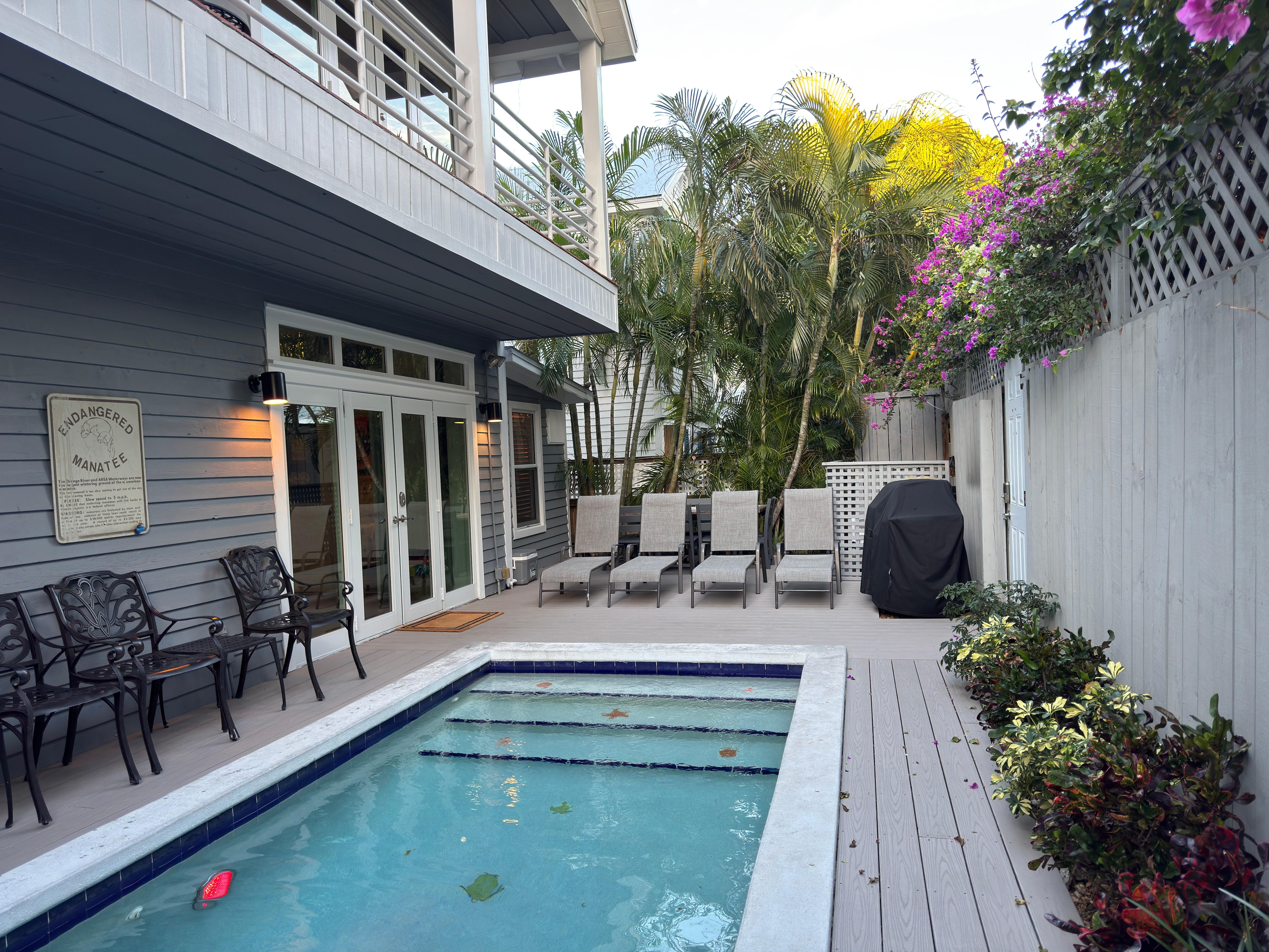 Pool, grill, and outdoor eating