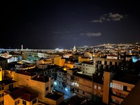 Udsigt fra hotellet (nat)