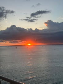 Sunset from balcony