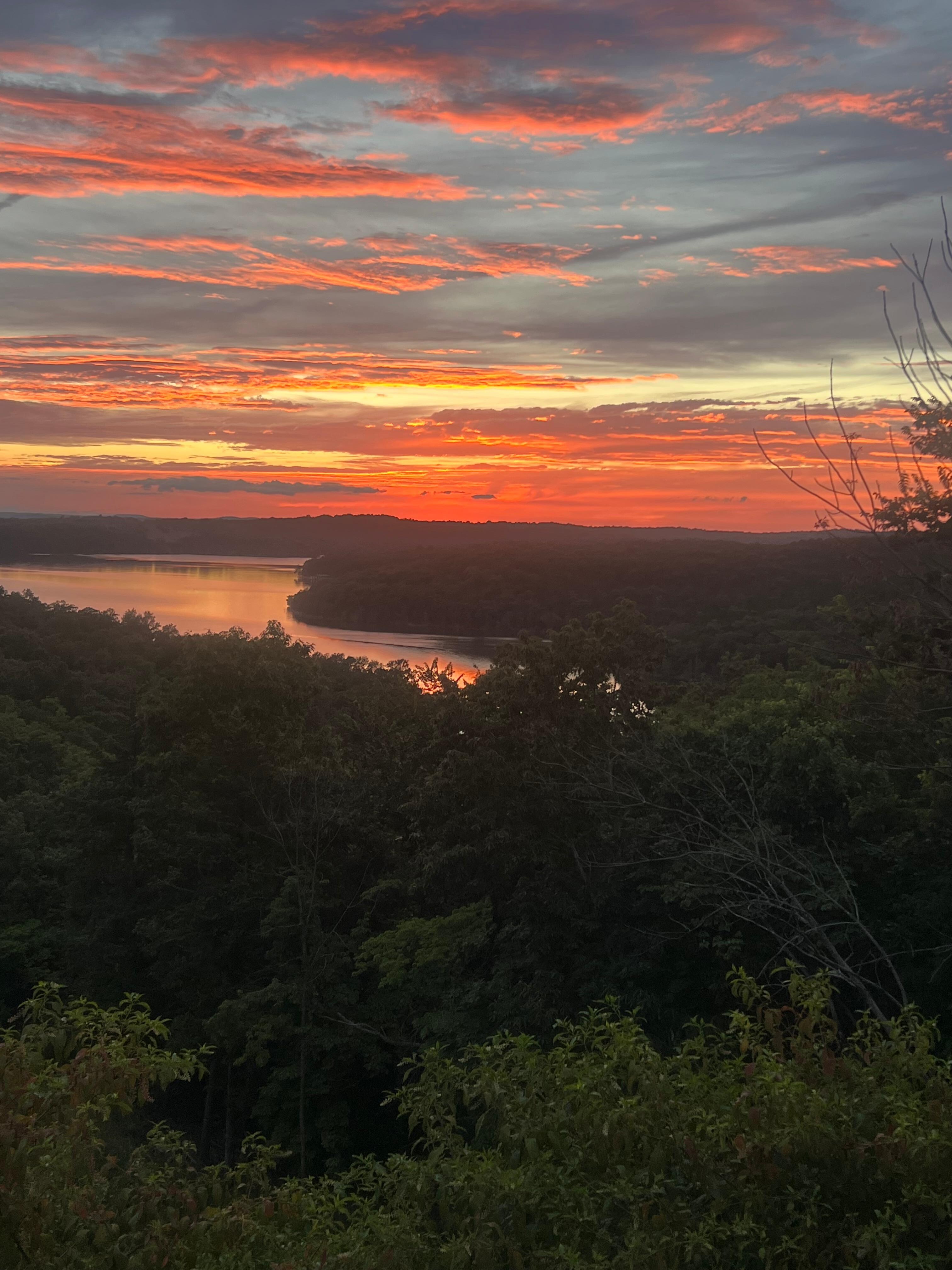 Beautiful sunset.