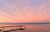 Sunset view from the firepit