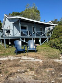 Porch with water view