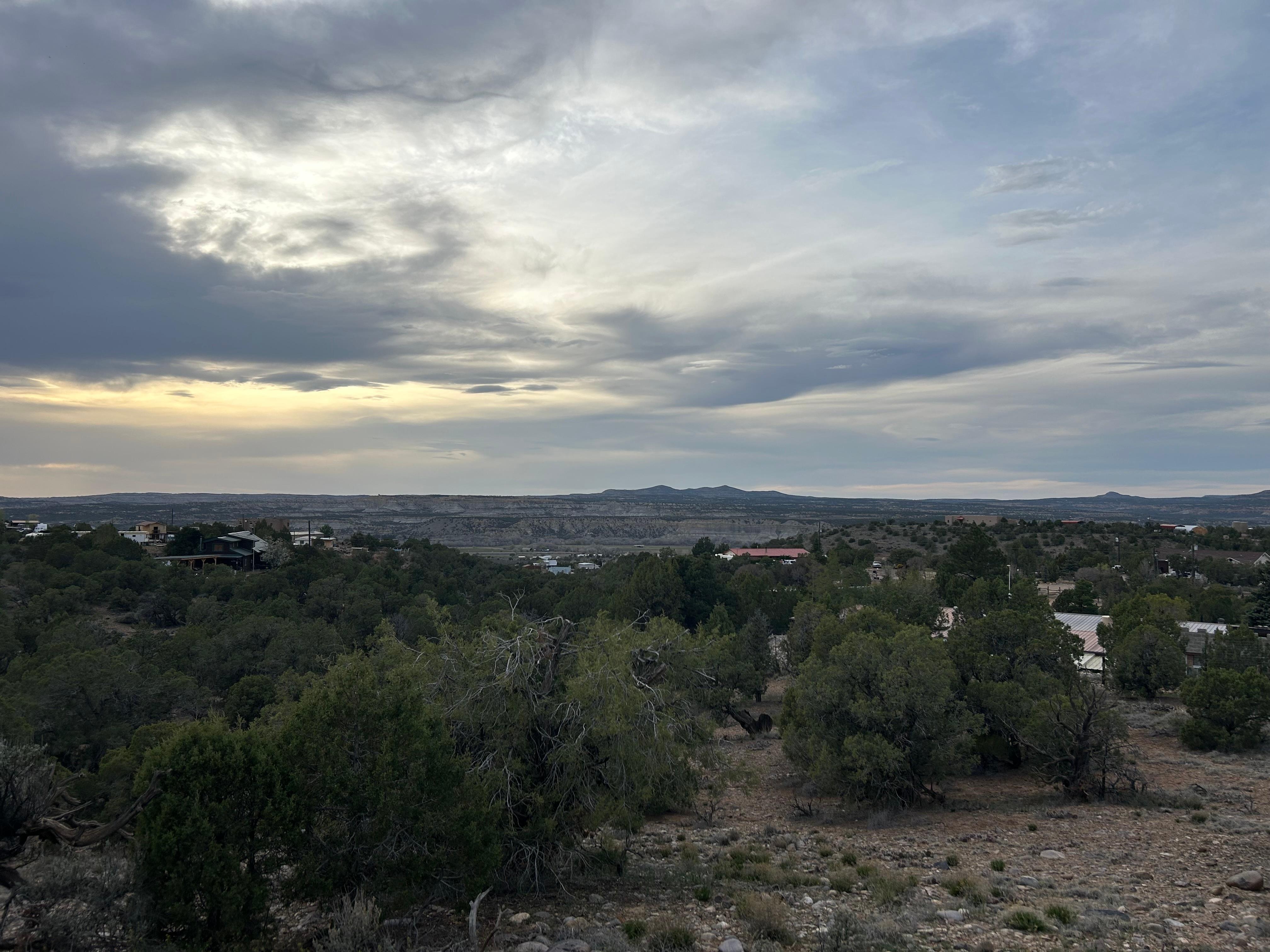 View from the backyard.