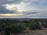 View from the backyard.