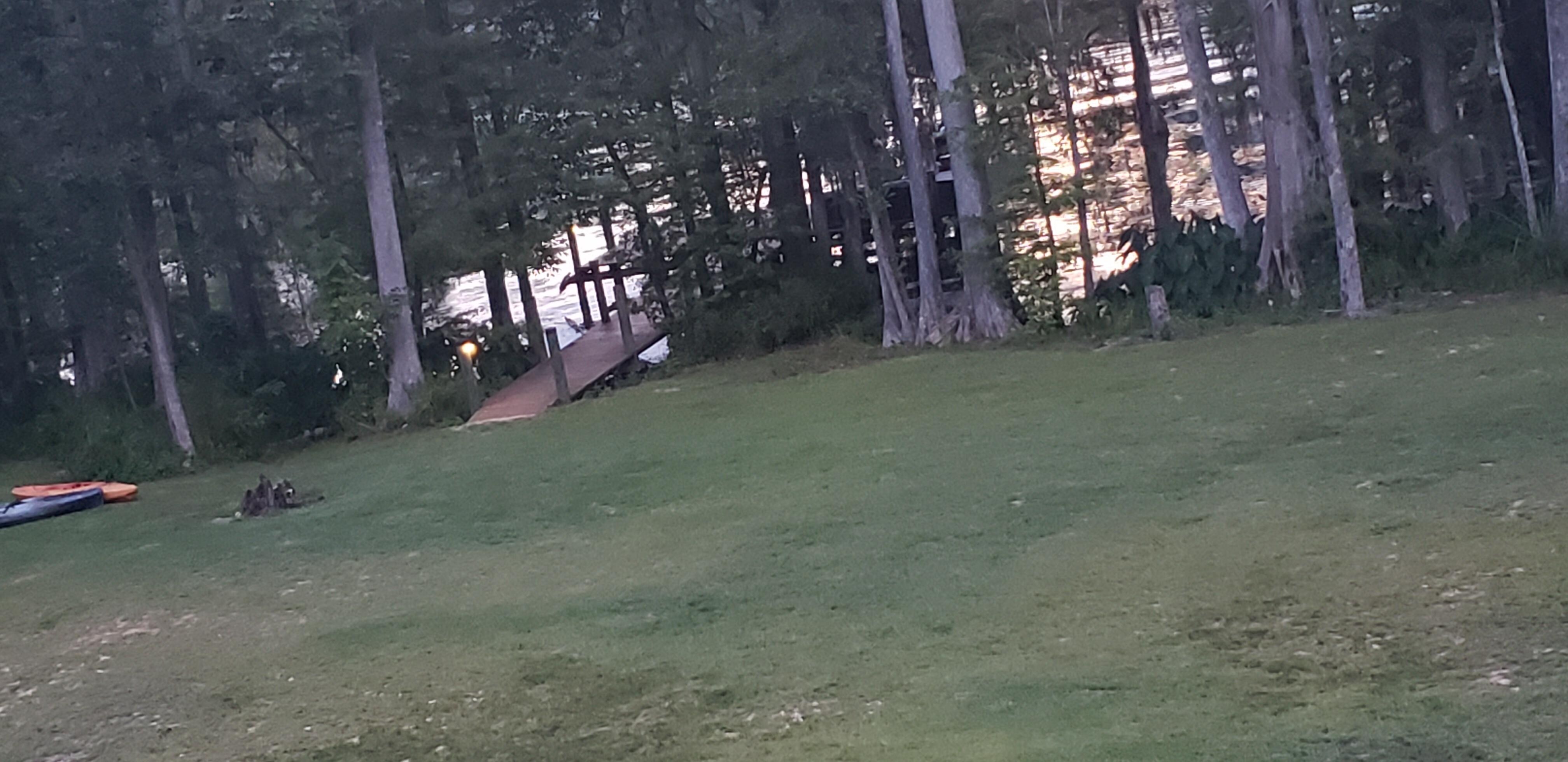 View from back deck late in the evening...peaceful.