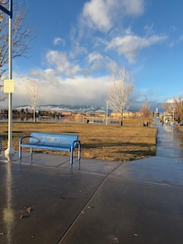 Close to Marine to walk the dog