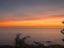 Sunset from property